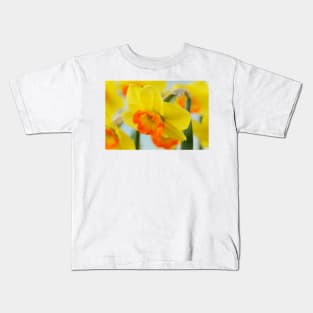 Narcissus  &#39;Bantam&#39;  AGM   Division 2 Large-cupped  Daffodil Kids T-Shirt